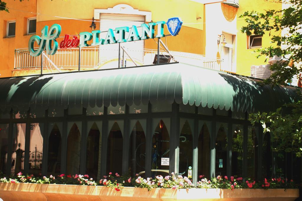Hotel Dei Platani Rimini Kültér fotó