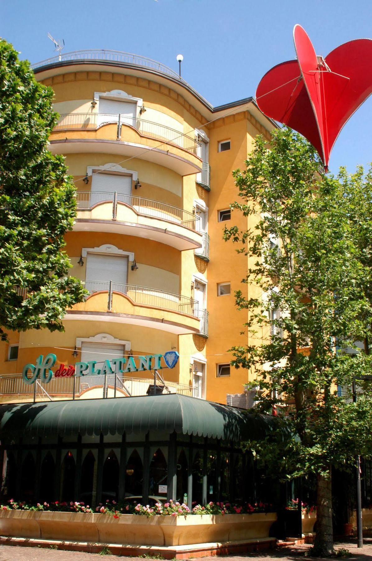 Hotel Dei Platani Rimini Kültér fotó